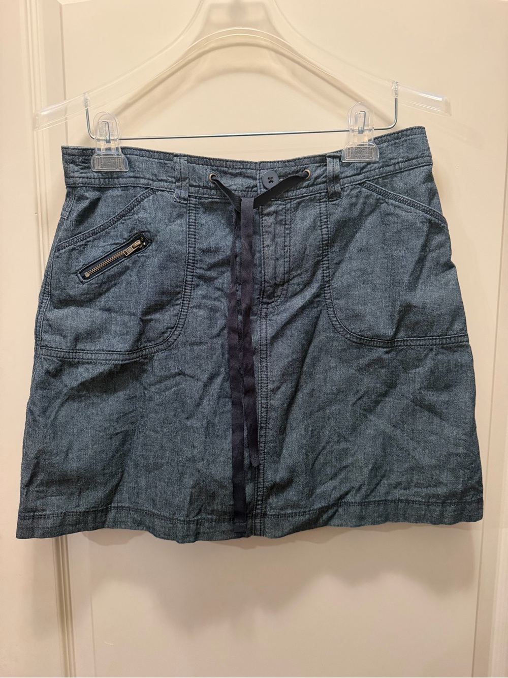 White Stag Dark Blue Denim Skirt - Picture 2 of 7